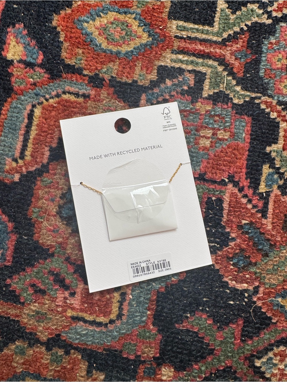 Madewell Gold Leo Zodiac- Gold Pendant Necklace - Picture 3 of 3